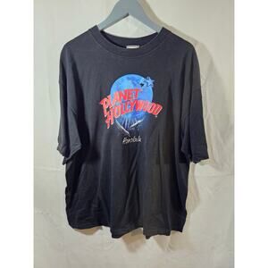 Vintage Planet Hollywood San Francisco Black Mens T-Shirt XL Made In USA